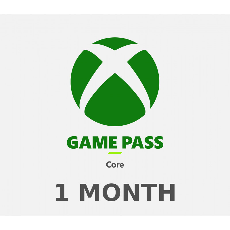 XBOX Game Pass Core 1 Month Subscription Card EU