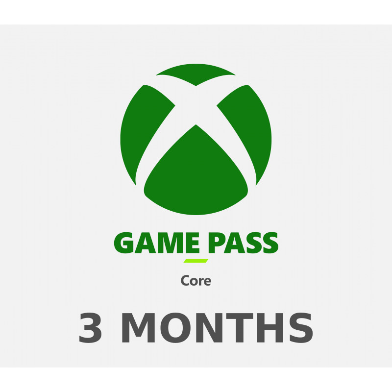 XBOX Game Pass Core 3 Months Subscription Card EU