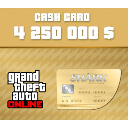 Grand Theft Auto Online - $4,250,000 The Whale Shark Cash Card PC Activation Code
