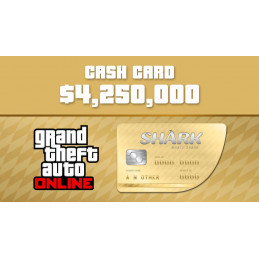 Grand Theft Auto Online - $4,250,000 The Whale Shark Cash Card PC Activation Code Grand Theft Auto Online - $4,250,000 The Whale Shark Cash Card PC Activation Code