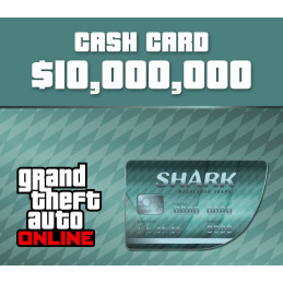 Grand Theft Auto Online - $10,000,000 Megalodon Shark Cash Card PC Activation Code