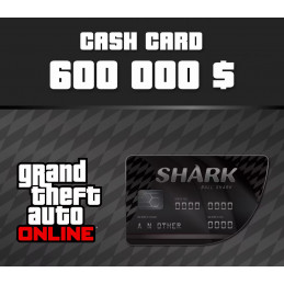 Grand Theft Auto Online - $600,000 Bull Shark Cash Card PC Activation Code